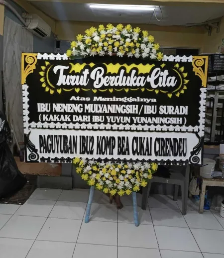 Papan Bunga Duka Bojong Loa Cisoka