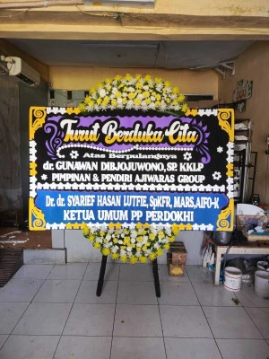 Papan Bunga di Bojong Loa Cisoka
